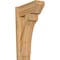 Ekena Millwork Legacy Slat Rough Sawn Outlooker, Western Red Cedar, 8"W x 18"D x 30"H OUT08X18X30LEC06RWR - alternate 1